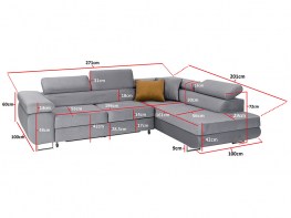 Minkšta sofa SOFIA